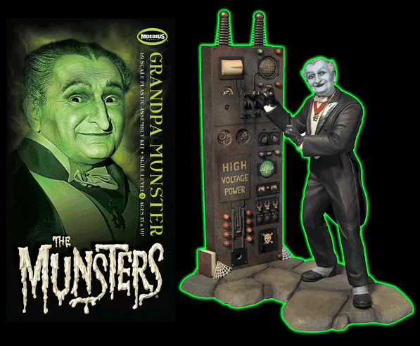 The Munsters Grandpa Munster 1:9 Scale Model Kit