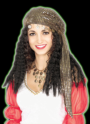 Gypsy Wig with Scarf