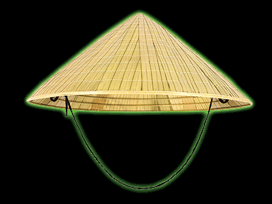 Chinese Bamboo Straw Hat