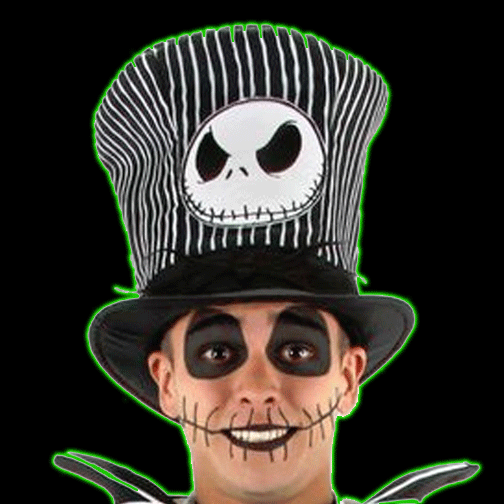 The Nightmare Before Christmas Jack Skellington Top Hat