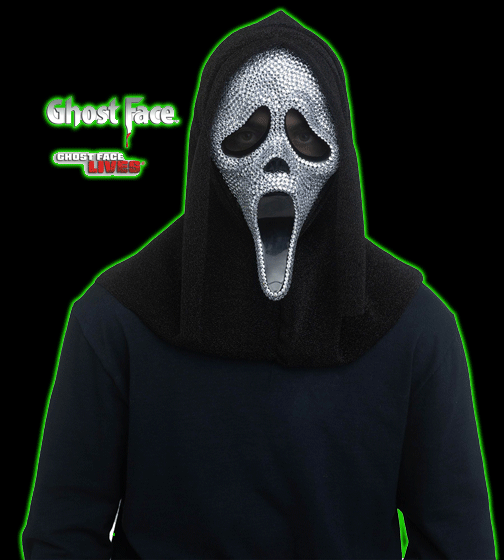 Scream Ghost Face Bling Mask