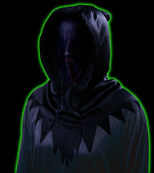 Deluxe Invisible No-Face Mask with Hood