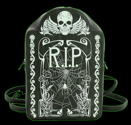 Glow In The Dark Tombstone Mini Backpack