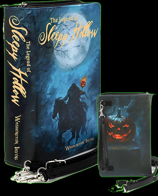 The Legend Of Sleepy Hollow Book Clutch Bag