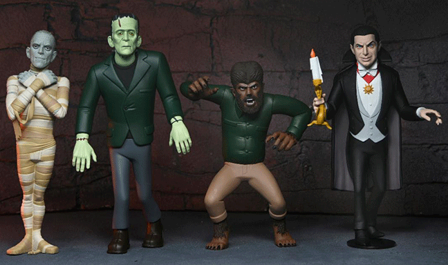 Toony Terrors Universal Monsters Series 10 Set of 4