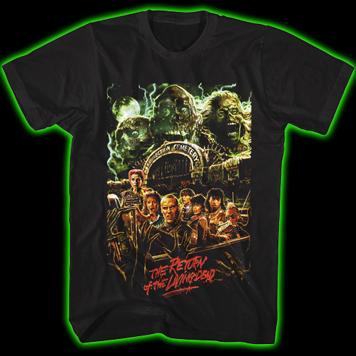 RETURN OF THE LIVING DEAD EDDIE HOLLY ART T-SHIRT