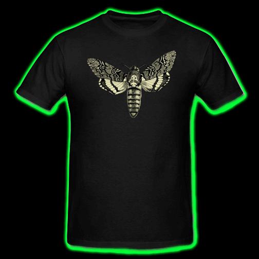 death head moth t shirt