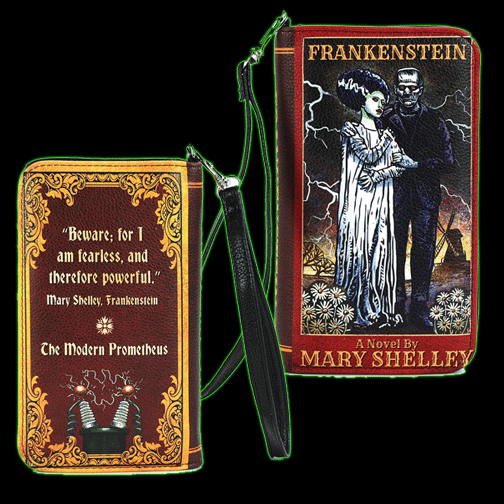 Bride and Frankenstein Book Wallet In Vinyl