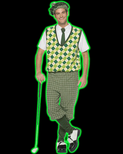 Halloweentown Store: Adult Old Tyme Golfer Costume